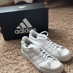 Adidas Classic White Leather Sneakers